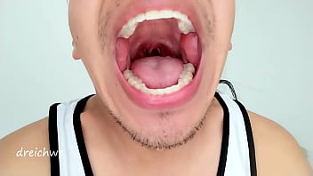 Preview 2 of Xxnxx New Prone Video - Big mouth uvula fetish