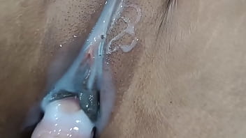 Preview 3 of Desi Pakistani Sexvideos - CLOSEUP ! Quick Pussy Fuck And Cum On Open Hole ! Wet Desi Pussy Gets Creampie