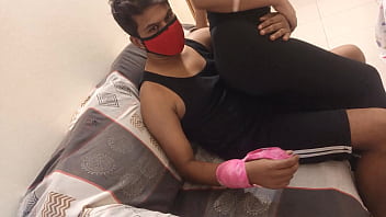 Preview 1 of Euro Hard - maruf and Shomana - Beautiful Cute petite desi hot sucking on a huge black cock part 1