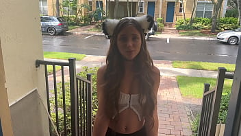 Preview 1 of Danil Daniel Hot Lesbian - Squirting Teen Trick-Or-Treater ~ Macy Meadows ~ Household Fantasy ~ Scott Stark