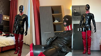 Preview 3 of Telugu Xnxx Stores - Small masturbation in latex