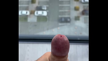 Preview 3 of Blue Film Bihari Lu Kavali - Publicly jerking off my muscular dick on the balcony! Did the neighbors notice me?
