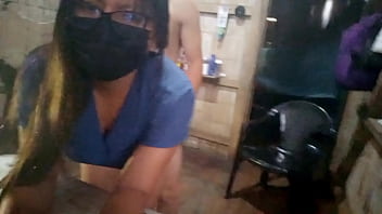 Preview 4 of Bbc On Blonds - vieja sucia de la limpieza invita al mensajero del trabajo a su casa y tienen sexo apasionado muy intenso,  la hace gemir como una zorra primeriza