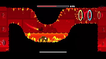 Preview 3 of Romantic Sexy With Foreplay - Geometry dash - I beat deadlocked again!