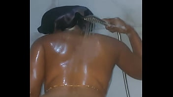 Preview 4 of Pakatn Sax - Katy katie stepmother takes a hot long shower,  booty so soft it jiggles