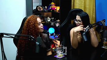 Preview 2 of Xxx Virhan - O Ruan se apaixonou nas convidadas,  com certeza estava de pau duro vendo os peitinhos delas! - Emy Tatuada &amp_ Tifany Rocha Podcast P&aacute_pum no Barraco!