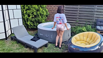 Preview 1 of Csm Tube Porn - [GRATIS] Jadilica backstage-BTS Outdoor solo show,  anal masturbation