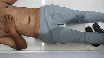 Preview 1 of Bondage Girl Desperate Pee - Indian boy masturbating