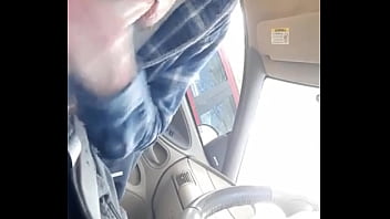 Preview 4 of New Porn Hot English Sex - giving morning blowjob to my buddy in car