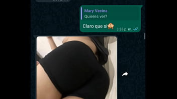 Preview 2 of Down 18 - CHAT DE WHATSAPP CON MI VECINA INFIEL SE VENDE POR ROPA