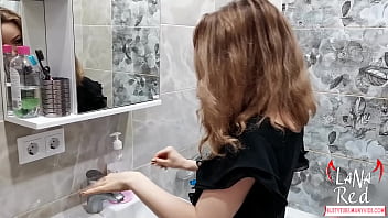 Preview 1 of Techhar And Old - Beauty Masturbates Wet Pussy and Intensive Orgasm in the Shower