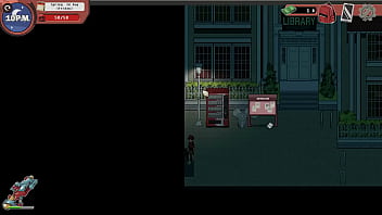 Preview 3 of 1st Rank Pornstar - Spooky Milk Life [ Taboo hentai game PornPlay ] Ep.19 nerdy girl public handjob in the library