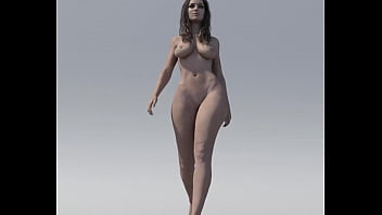 Preview 1 of Mama So Hot Sex - naked giantess walking and crushing tiny men