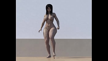 Preview 2 of Yoga Teacher Student Romance - naked giantess stomp tiny men.mp4