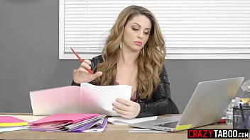 Preview 1 of Sexsa In Gril 15 And 16 Year - Sexy big tits student Angel Youngs fucks hot stuck teacher Crystal Taylor