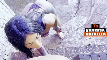 Preview 3 of Hit Momy - Ts Vanessa Rafaella - [ TRAILLER ] Young boy fucked my ass in aquatic amusement park