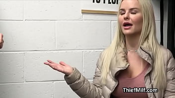 Preview 1 of Maluo Porn - Busty store employee fucked for stealing
