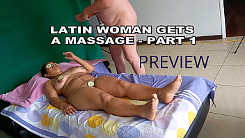 Preview 1 of Nigella Lawson Cumshot - PREVIEW OF A CURVACEOUS WOMAN GETS A NEW KIND OF MASSAGE WITH AGARABAS AND OLPR