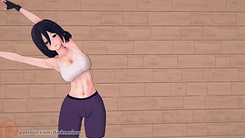 Preview 1 of Oil Condom Wear Sex - Mikasa x Eren training shingeki no kyojin from game Mate on titan
