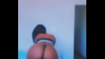 Preview 2 of Black Chubby Girl Fuck - Me chama de puta...