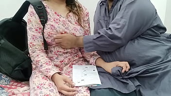 Preview 2 of House Owner Aunty With Rent Boy - Desi Beautifull Student Girl Fucked By Tution Teacher