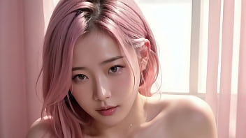 Preview 3 of Seal Pal - Pink-haired Asian took off her panties,  sucked your dick and gave her pussy to fuck [asmr,  ai]