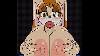 Preview 4 of Studetn Nylon Porno - Vanilla the Rabbit Titfuck