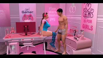 Preview 1 of Im So Horny - Sexy Gamer Girl Fucked SIMS SEX (Nessastarxxx)