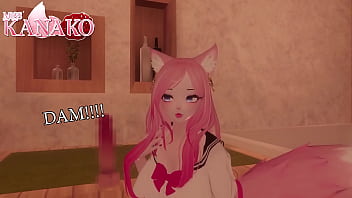 Preview 1 of Xnxx Cs 2 - CAT GIRL KANAKO finds a DICK and sees if she can FIT on that DICK!!!