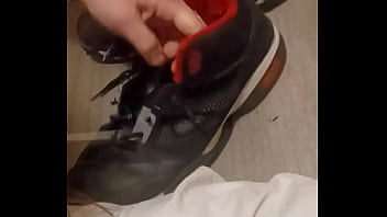 Preview 2 of Www Dobai Xxx - Friend has fun trashing my sneakers