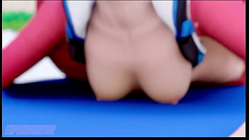 Preview 1 of Romantic Hot Xex - 3D Solo Lollypop POV Huge Boobs Breast Expansion w/ Sound added
