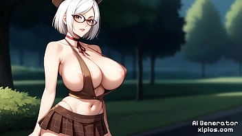 Preview 2 of Kin Kaid - Meiko Prison School Porn and Hentai Ai compilation sexy and naked