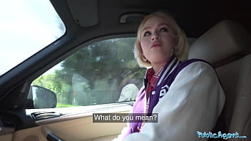 Preview 2 of Iranian Hidden Sex - Public Agent Cute looking blonde picked up and fucked hard in her soaking wet pussy
