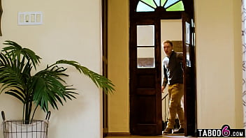 Preview 2 of Srilankansexx Sinhala - Naughty big boobs MILF Lauren Phillips perved on by a young security guy