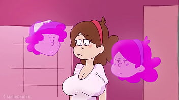 Preview 2 of Mom Laptop See Xxx - Dipper y Mabel cambian de cuerpo para una experiencia unica.