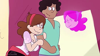 Preview 3 of Mom Laptop See Xxx - Dipper y Mabel cambian de cuerpo para una experiencia unica.