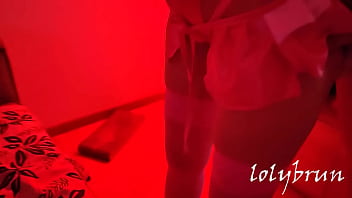 Preview 2 of Hindi Desi Pronktube - LOLYDOLL SWALLOWS A BIG DICK AND GETS HER ASS BROKEN