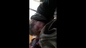 Preview 3 of Fast Food Bus - Handsome twink giving me his best sucking