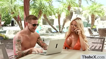 Preview 1 of Kijjan Sex - Brittney Kade and her boyfriend Steve Rickz bareback anal vacation