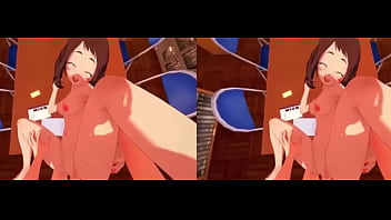 Preview 4 of Bangbaross - Ochaco uraraka gets fucked and creampied vr