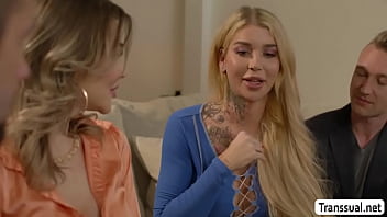 Preview 1 of Sex Unite Xnxx - Shemale Gracie Jane cheats on friends bf