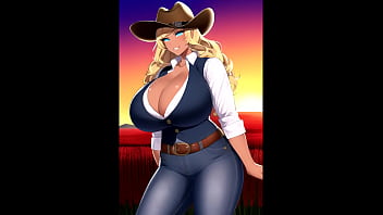Preview 2 of 2016 Amador - sexy cowgirl farm woman ai art compilation