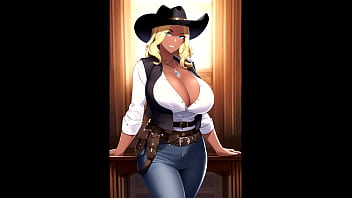 Preview 3 of 2016 Amador - sexy cowgirl farm woman ai art compilation