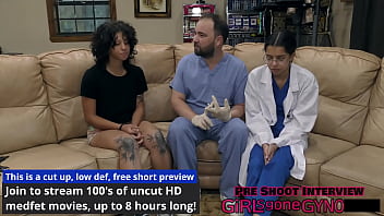 Preview 2 of Wwwmessage 6 Come - Perverted Podiatrist Aria Nicole Takes Her Time Examining Nicole Luva&#039_s Sweaty Feet During An Exam @GirlsGoneGyno Reup