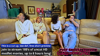 Preview 2 of Yummy Milfs - Aria Nicole Gets Yearly Physical From Doctor Tampa &amp_ Female Nurse Genesis At GirlsGoneGyno Reup
