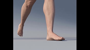 Preview 1 of Throat Deep Tumblr - giantess walking with men stuck bare footed