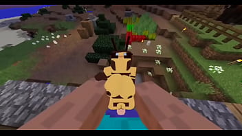 Preview 4 of Surat Sxe - Steve comendo a abelha quadrada