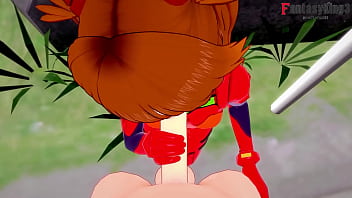 Preview 3 of Pool Orgy Girls - Asuka Langley Soryu having sex blowjob and fucking pov | Neo Genesis Evangelion