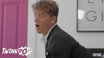 Preview 3 of Prathama Gorakhnath Video - Sneaky Twink Felix Fox Seduces His Handsome Boss Tony D&#039_Angelo For A Day Off Work - TWINKPOP