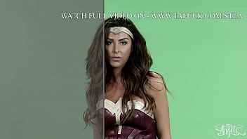Preview 2 of Kundu Aunty Sex Tamil - BTS - Wonder Woman: A XXX Trans Parody / TransAngels  / download full from www.tafuck.com/stea